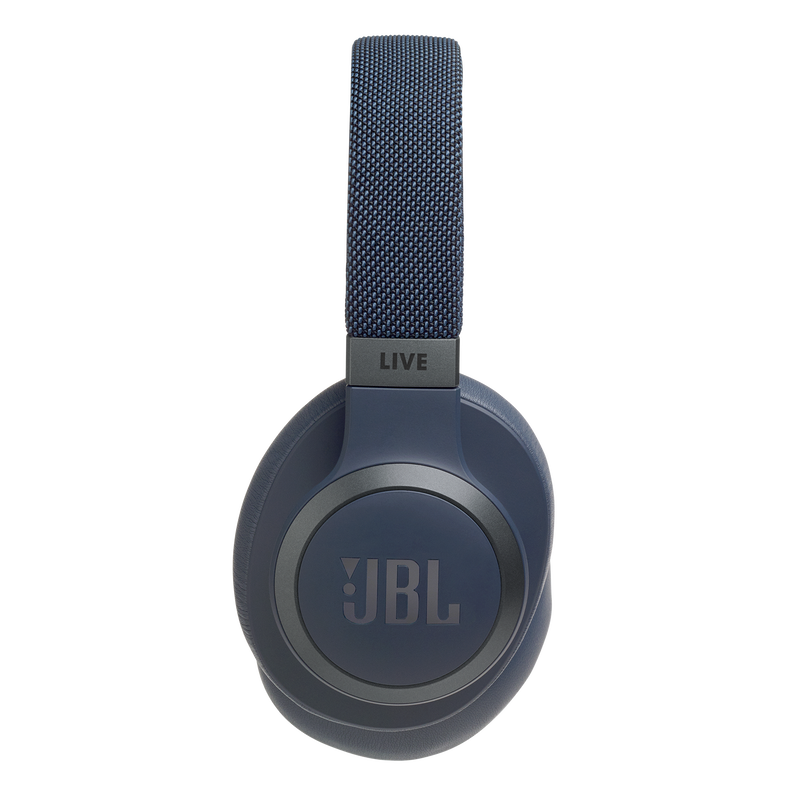 JBL Live 650BTNC - Blue - Wireless Over-Ear Noise-Cancelling Headphones - Detailshot 9 image number null